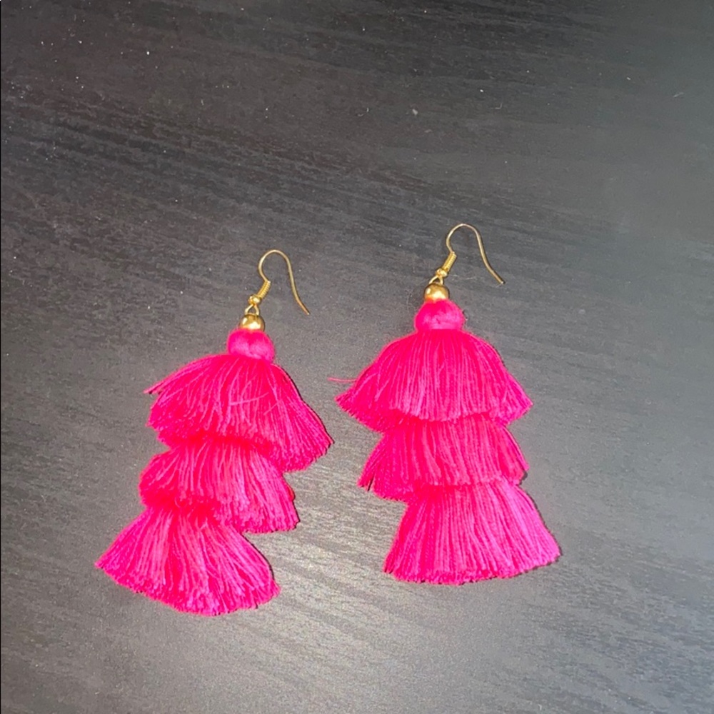 Hot Pink earrings